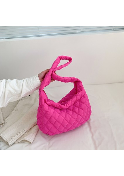 Basit Düz Renk Tote Çanta Elmas Büyük Kapasiteli Rahat Omuzdan Askili Çanta (Yurt Dışından) fiyatları