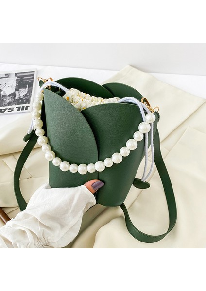 Omuz Messenger Çanta Moda Inci Kova Çantası (Yurt Dışından)