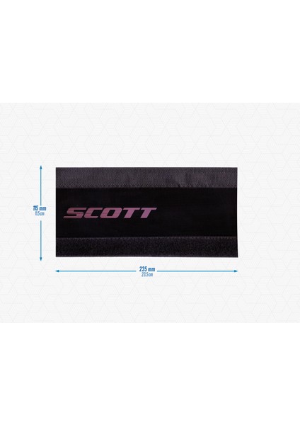 Bike Andart Scott Baskılı Kadro Zincir Koruyucu Kablo Toplayıcı