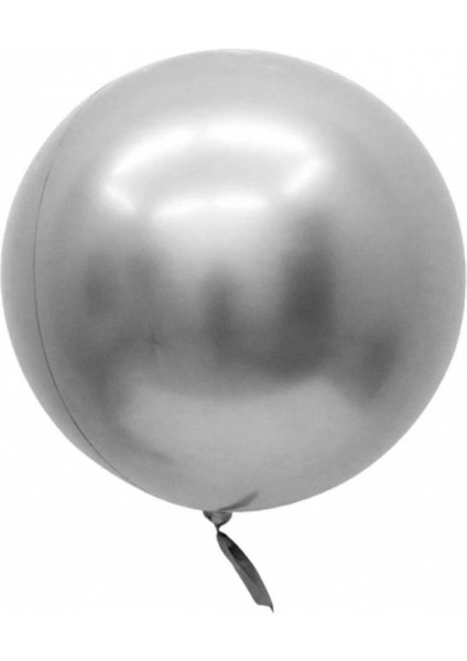 Krom Bobo Baloon Gümüş 18 Inç