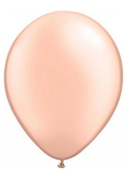 100 Lü Metalik Rose Gold Balon 12 Inç