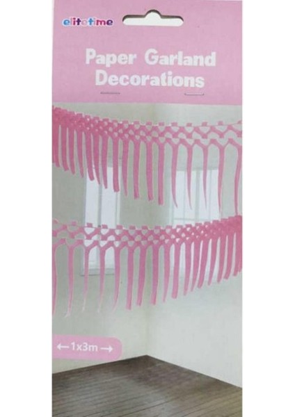 Arka Fon Pembe Asma Süs