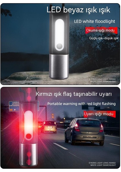 Go Biz LED Yan Işık, Taşınabilir Açık Teleskopik Zoom El Feneri, Şişe Açacağı, Çok Fonksiyonlu Kamp Aydınlatma T6 Mıknatıs El Feneri, Güçlü Çok Amaçlı El Feneri (Yurt Dışından)