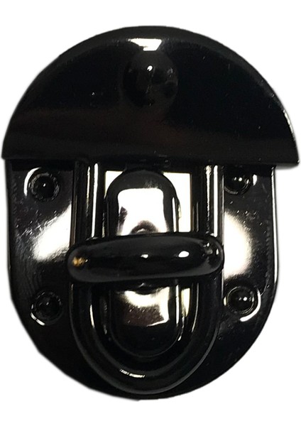 Çevirmeli Çanta Kilidi 4cm Siyah