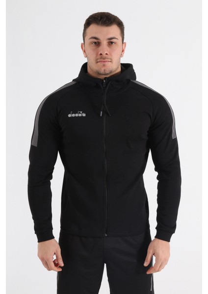 Venüs Kapşonlu Sweat Siyah