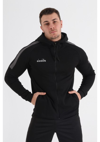 Venüs Kapşonlu Sweat Siyah