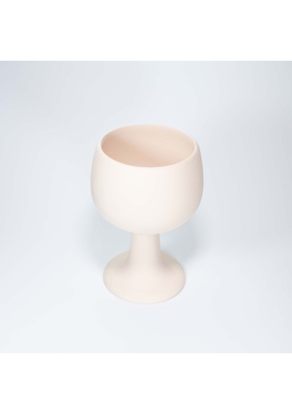 (Ham Ürün) 2 Li 13,5 cm Kadeh Seramik Bisküvi(Ham Ürün)