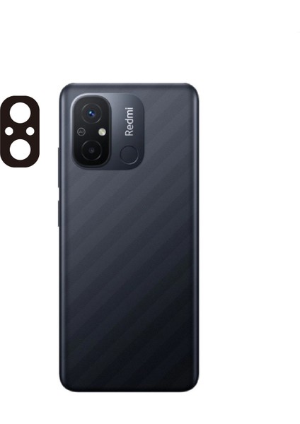 - Xiaomi Redmi 12C - Kamera Lens Koruyucu 3D Kamera Camı - T26749