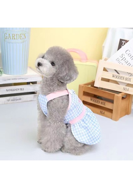 Köpek Yazı Küçük Plaid Dress (Yurt Dışından) modelleri