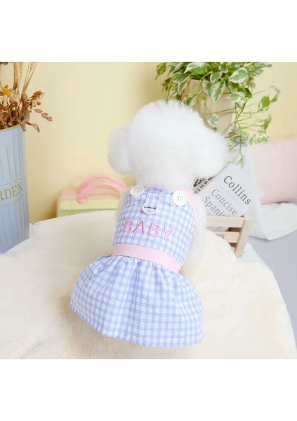 Köpek Yazı Küçük Plaid Dress (Yurt Dışından) fırsatları