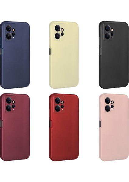 Xiaomi Redmi Note 12 Kılıf Premier Yumuşak Sofr Mat Renkli İnce Klasik Standart Silikon Kapak