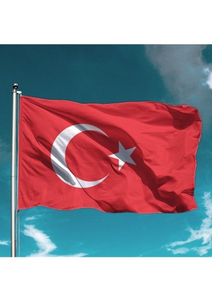Türk Bayrağı 60X90 cm Alpaka Kumaş 5 Adet