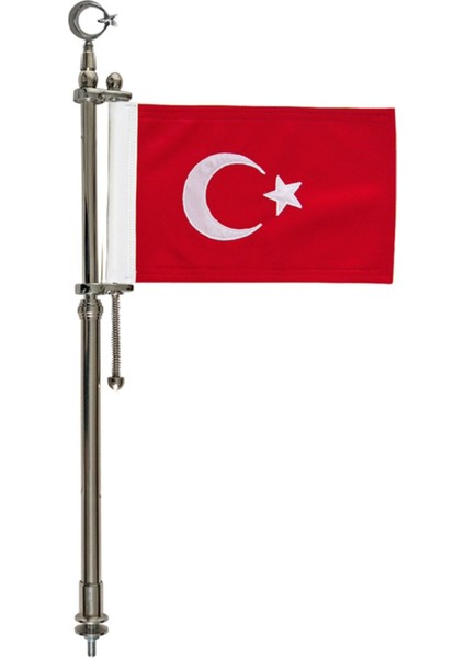 Otofors Makam Aracı Bayrak Direği Paslanmaz 90 cm