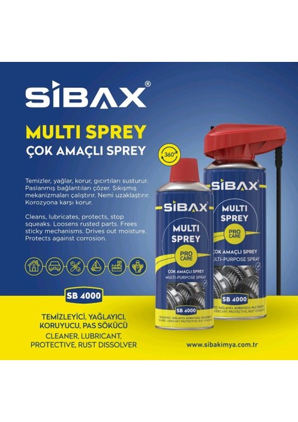 Sb 4000 Çok Amaçlı Sprey Kobra Ağızlı 400ML