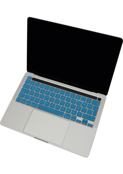 Macbook Pro Klavye Kılıfı 13inç M1-M2 Türkçe Q Baskı A2338 2289 2251 A2141 ile Uyumlu