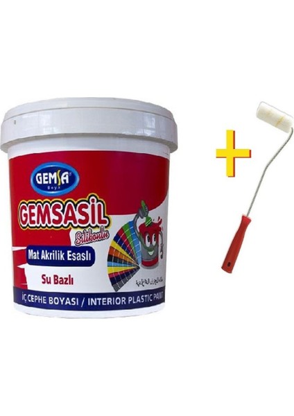 Gemsa Boya Gemsasil Silikonlu Plastik Su Bazlı Içcephe Boyası Kırıkbeyaz 1kg