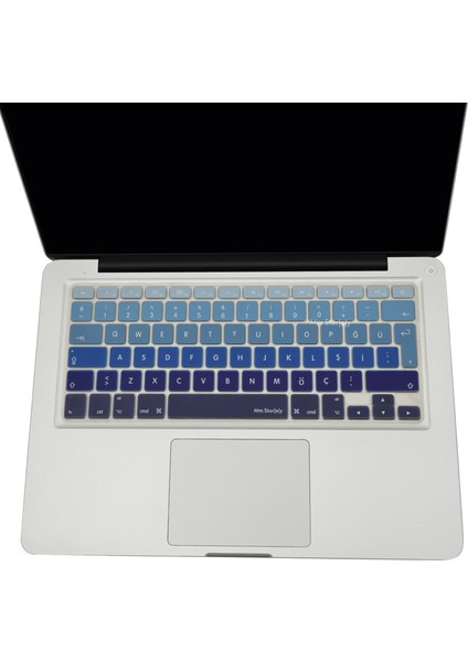 Macbook Air Pro Klavye Koruyucu (Türkçe Q) Ombre (Eski USB’li Model 2008/2017 yılı) ile Uyumlu fırsatları