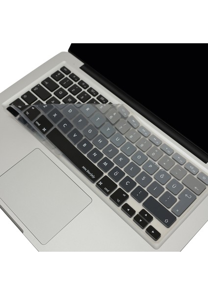 Macbook Air Pro Klavye Koruyucu (Türkçe Q) Ombre (Eski USB’li Model 2008/2017 yılı) ile Uyumlu