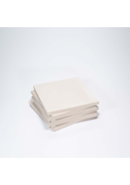 6 Lı (Ham Ürün ) 20*20 cm Karo Seramik Bisküvi