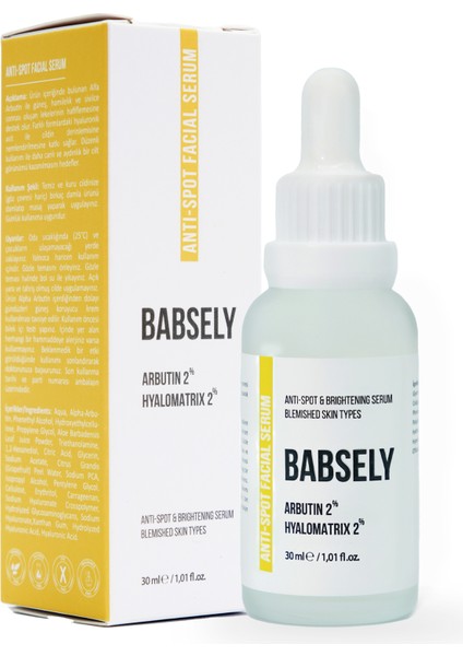 Arbutın+ Hyaluronic Acid Cilt Tonu Eşitleyici Serum