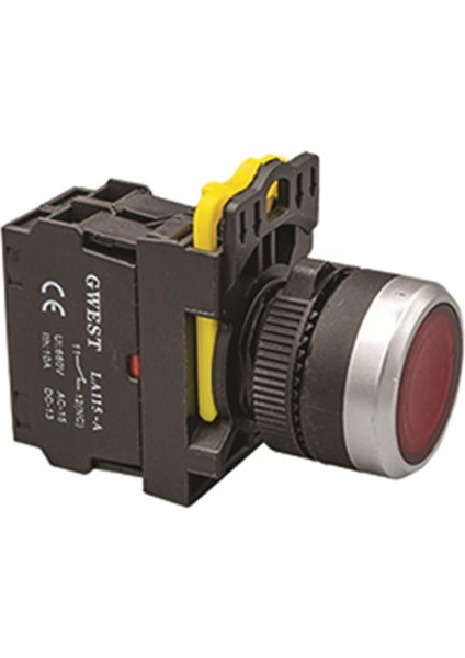 A5-01D (Kırmızı) 220V. LED Işıklı Stop Buton