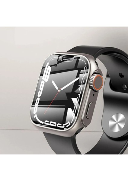 Apple Watch 40 mm Kasa ve Ekran Koruyucu Watch Ultra Görünümlü Sert Pc Fit Kalıp fırsatları