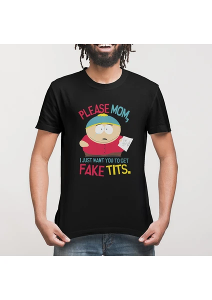 Built By Crazy South Park Please Mom Unisex Tişört