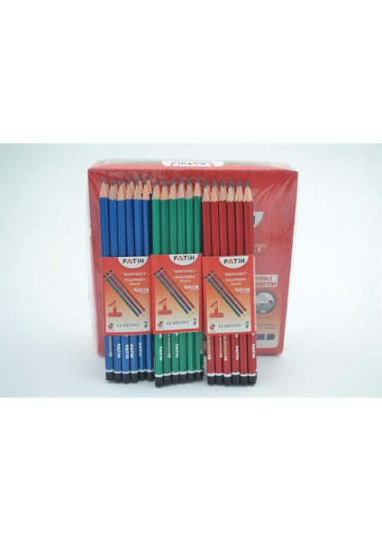 Kurşun Kalem 144 Adet 3 Renk fırsatları