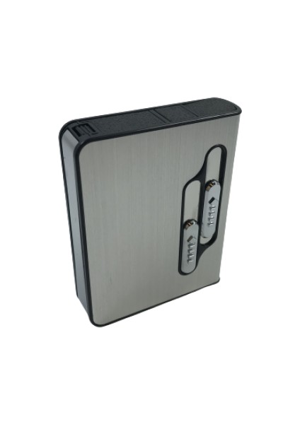 Isme Özel USB Şarjlı Sigara Çıkaran Tabaka Çakmaklı Tabaka