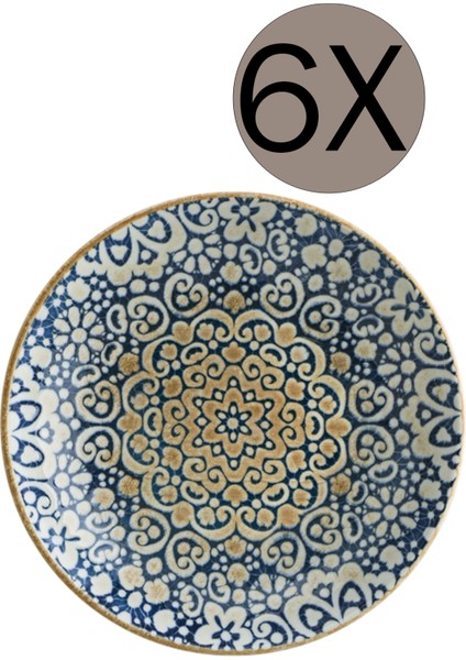 Alhambra Bloom Çukur Tabak 25 Cm 1300 Cc Alhblm25ck 6'Lı Takım