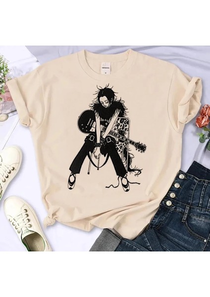Nana Osaki Bej Unisex T-Shirt fiyatları