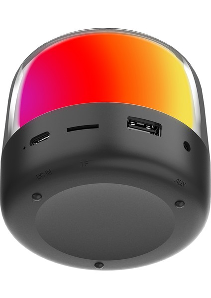 Rgb Işıklı Tws Özellikli Micro Sd, Usb, 3.5mm Jack Girişli V5.0 Bluetooh Hoparlör Speaker