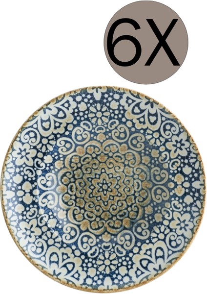 Alhambra Gourmet Çukur Tabak 27 Cm 400 Cc Alhgrm27ck 6'Lı Takım