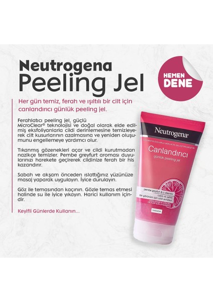 Canlandırıcı Peeling Pembe Greyfurt 150 ml