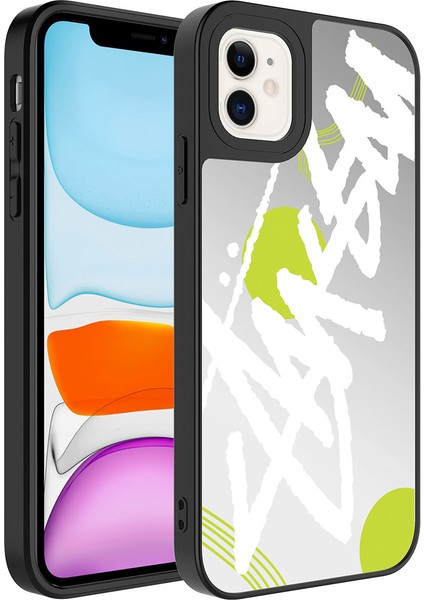 Apple iPhone 12 Kılıf Aynalı Desenli Kamera Korumalı Parlak Zore Mirror Kılıf