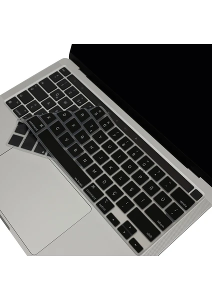 Macbook Pro Klavye Kılıfı 13inç M1-M2 US-TR A2338 2289 2251 A2141 ile Uyumlu