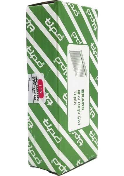 Tel Mini Başlı Havalı / Elektrikli Tabanca Çivisi 5000 Adet