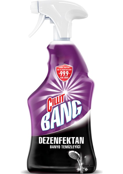 Cillit Bang Dezenfektan Banyo Temizleyici Kir ve Kireç Sökücü Sprey 750 ml