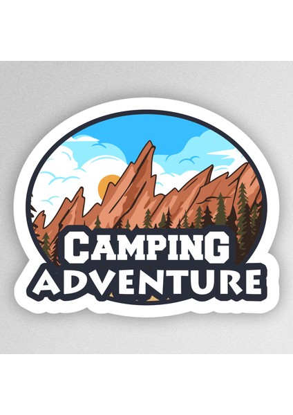 Outdoor Adventure Camping Karavan Off Road Sticker Etiket 8