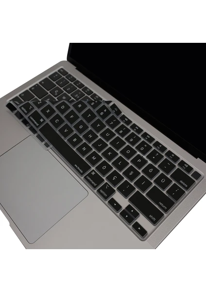 Macbook Air M1 Klavye Kılıfı US-TR Baskı A2179 A2337 ile Uyumlu