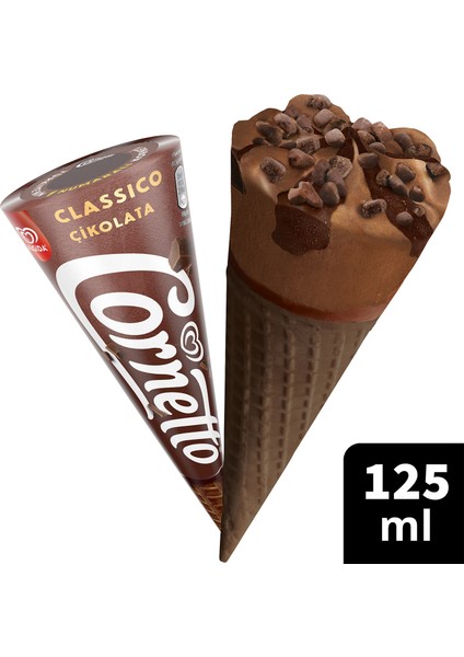 Cornetto Classico Çikolata 125 ml