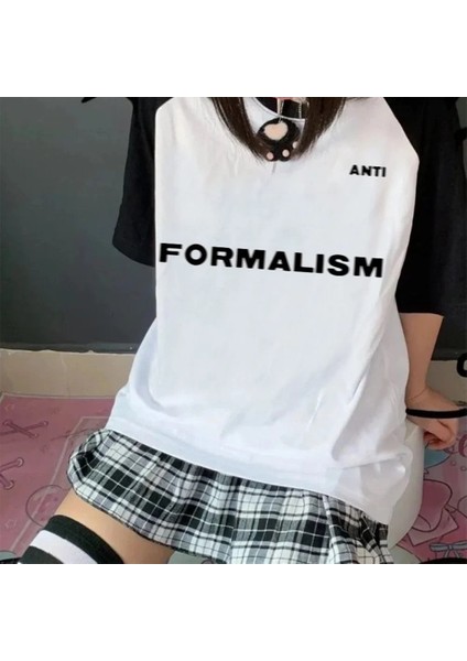 Beyaz Anti-Formalism Raglan (Unisex) T-Shirt fiyatları