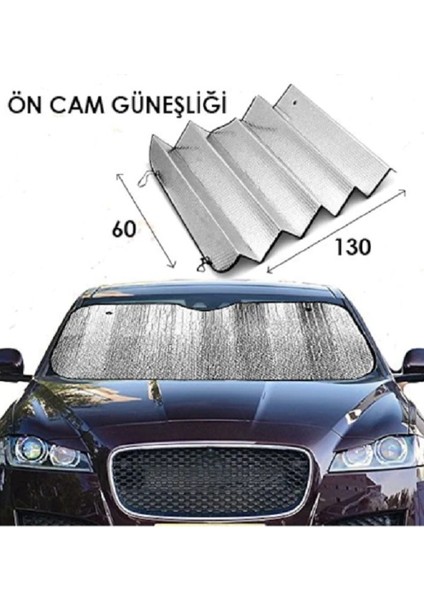 Ön Cam Metalize Güneşlik Ön Cam Güneşliği 130X60 fiyatları