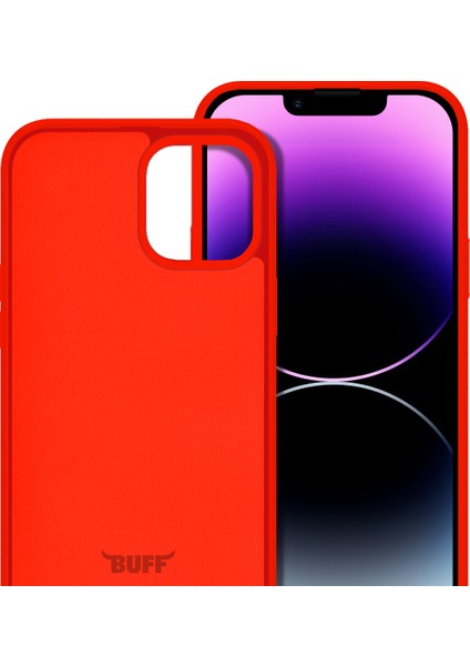 iPhone 14 Pro Max Rubber S Kılıf Neon Orange