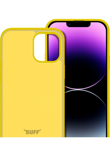 iPhone 14 Pro Max Rubber S Kılıf Yellow