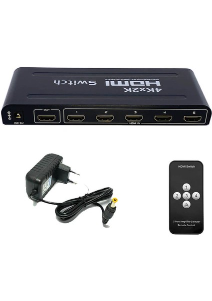 5 Port HDMI Switch Çoklayıcı