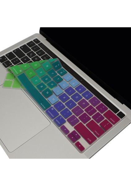 Macbook Pro Klavye Kılıfı 13inç M1-M2 US(ABD) İngilizce A2338 2289 2251 A2141 Uyumlu Dazzle