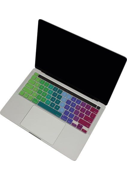 Macbook Pro Klavye Kılıfı 13inç M1-M2 US(ABD) İngilizce A2338 2289 2251 A2141 Uyumlu Dazzle