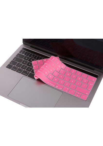 Macbook Pro Klavye Kılıfı Türkçe Q Baskı A1706 A1989 A2159 A1707 A1990 ile Uyumlu