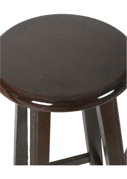 Yuvarlak Tabure Ceviz Renk 70 cm (Yükseklik)
